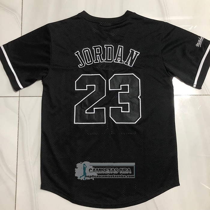 Camiseta Manga Corta Chicago Bulls Michael Jordan NO 23 Negro